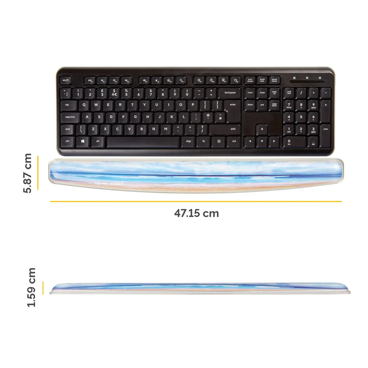 Fellowes 9179401 Keyboard Wrist Rest Photo 3