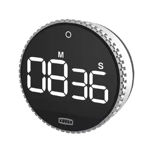 Digital kitchen timer Hama Rotation Black Silver 100 min AAA