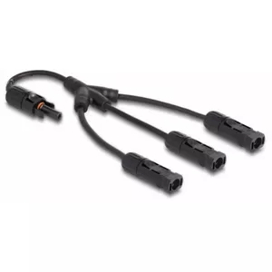 Разветвитель DeLOCK DL4 Solar Splitter Cable 1 x female to 3 x male 35 см черный