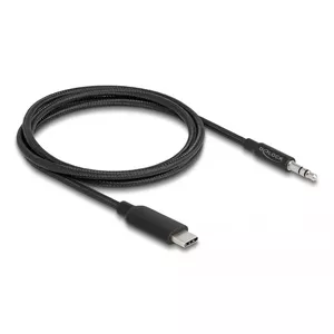 DeLOCK Audio Stereo Cable USB Type-C male to 3.5mm Stereo plug 1m black