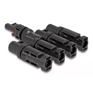 Solar panel connector DeLOCK DL4 1 x female to 4 x male black