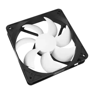Cooltek Silent Fan 120 PWM Computer case 12 cm Black, White