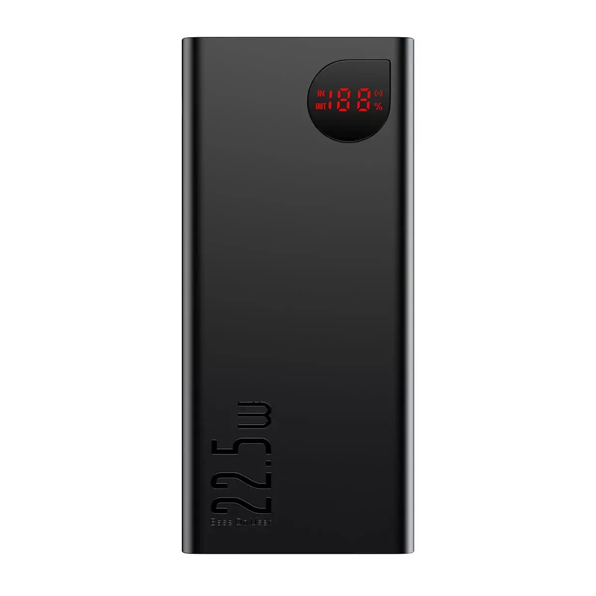 Portatīvais akumulators Baseus Adaman metal (Li-Ion) 20000mAh 22.5W PD3.0 QC3.0 2xUSB + USB C,  Melns Photo 5