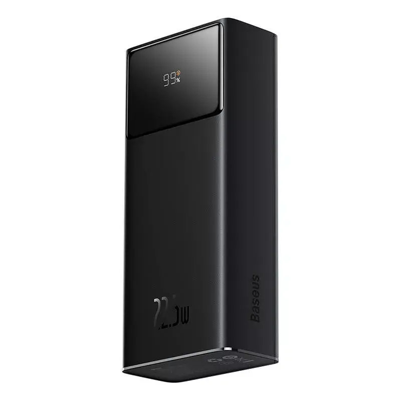 Portatīvais akumulātors Baseus Star-Lord 20000mAh, 2xUSB, USB-C, 22.5W melns Photo 2