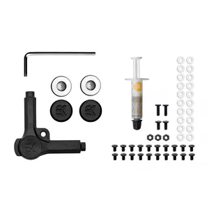 Mounting kit EK Water Blocks 3831109900772 Black Silver Compatible with EK-Quantum Vector Radeon RX 5700 +XT