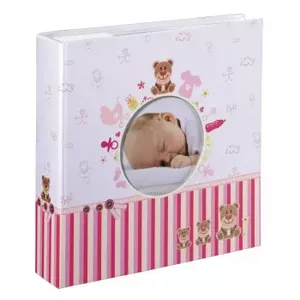 Photo Album Hama Moni Pink White 200 Sheets 10 x 15