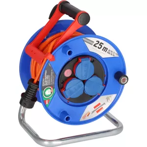 Катушка Brennenstuhl 1218740 3 розетки 25 м Синяя