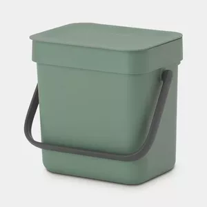 Brabantia 129865 Trash Can 3L Rectangular Plastic Green