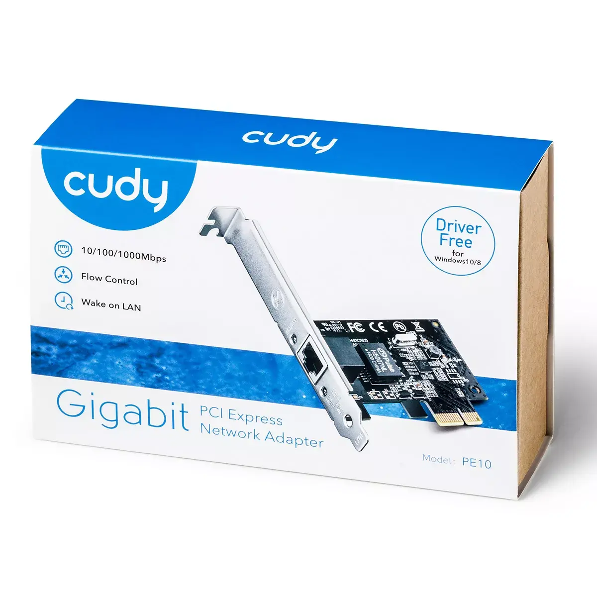 Cudy PE10 PCI Express гигабитная сетевая карта Photo 2