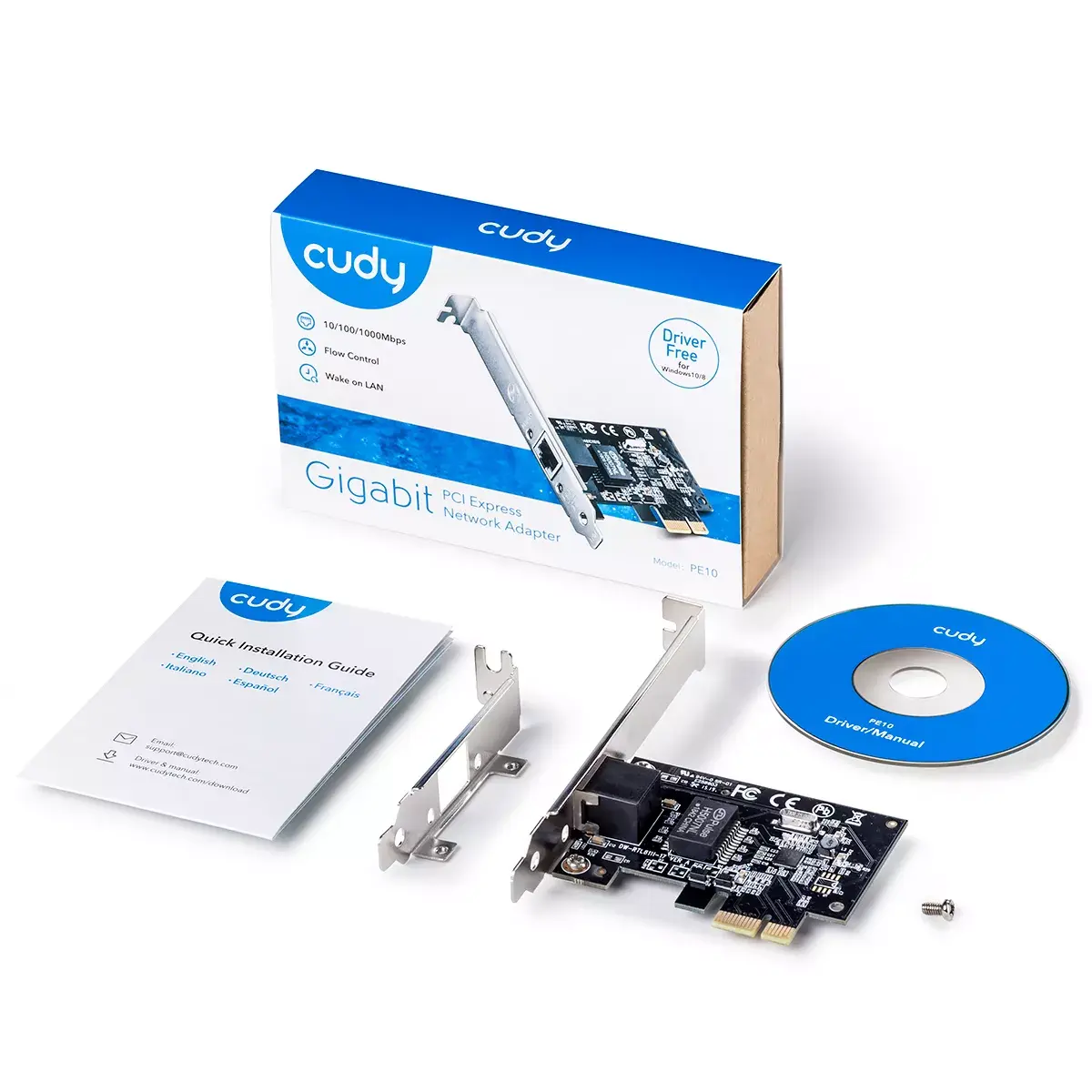 Cudy PE10 PCI Express гигабитная сетевая карта Photo 3