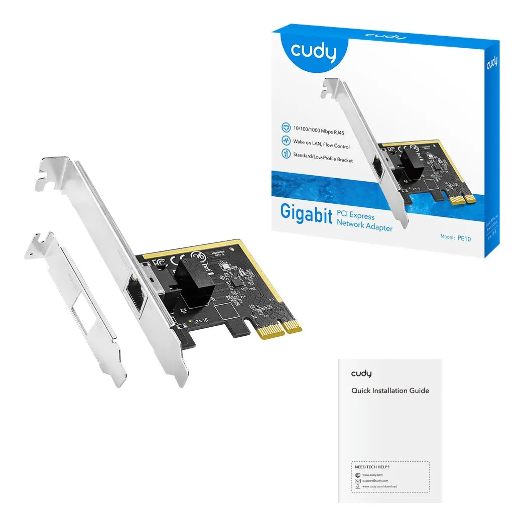 Cudy PE10 PCI Express Gigabit tīkla karte Photo 6