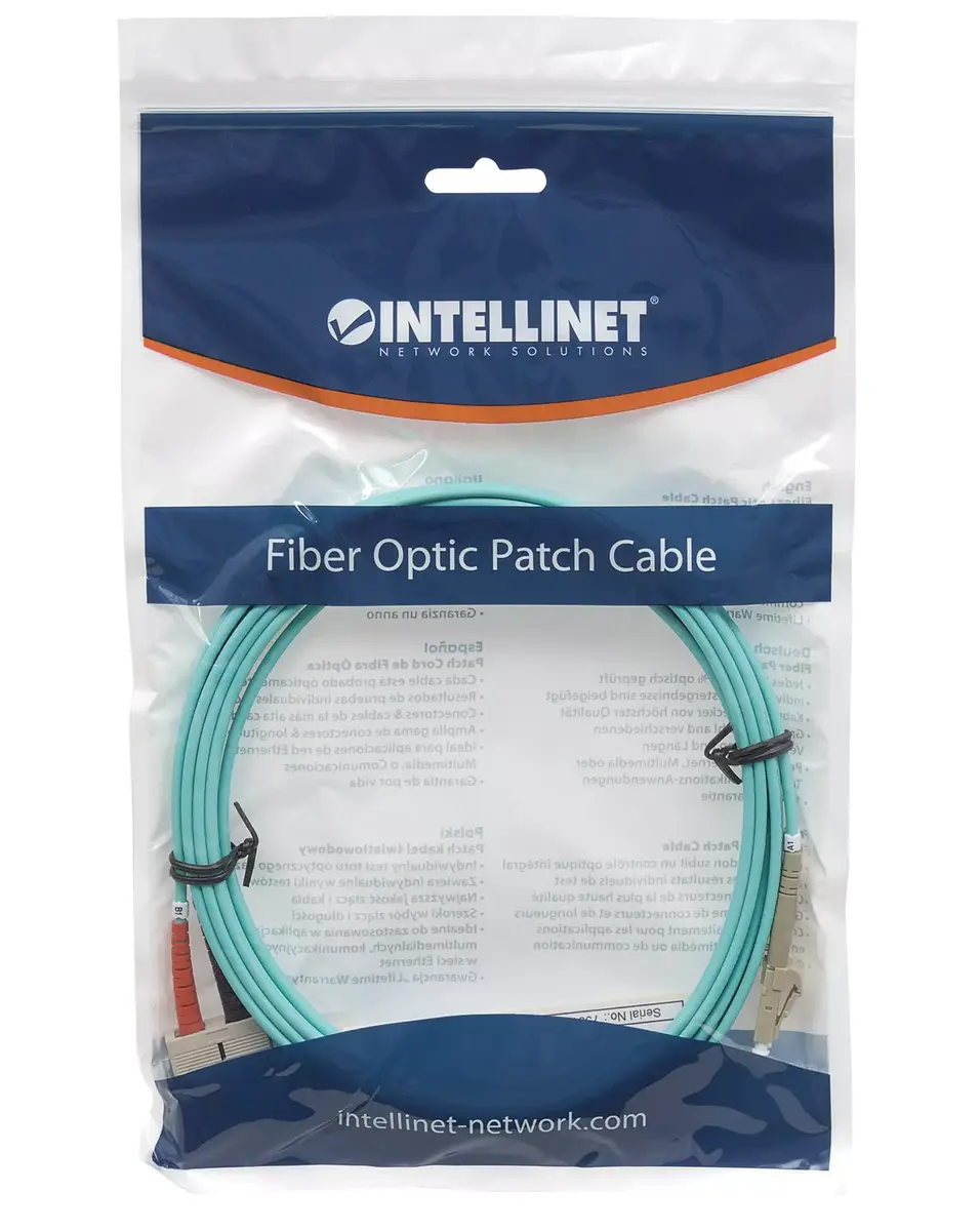Fiber Optic Patch Cable Intellinet OM3 LC/SC 1m Photo 5