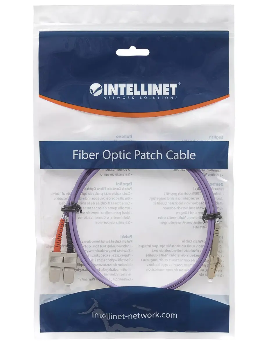 Optiskā šķiedru patch kabelis Intellinet OM4 LC/SC Photo 5