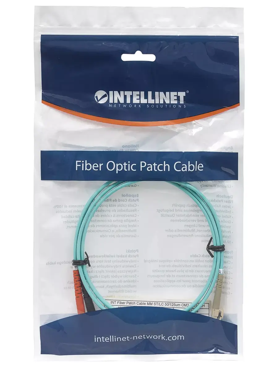 Fiber Optic Patch Cable Intellinet OM3 ST/LC Photo 5