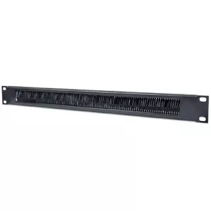 Cable Entry Panel Intellinet 19" 1U Brush Insert Black