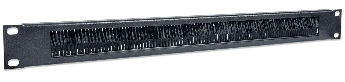 Cable Entry Panel Intellinet 19" 1U Brush Insert Black Photo 2