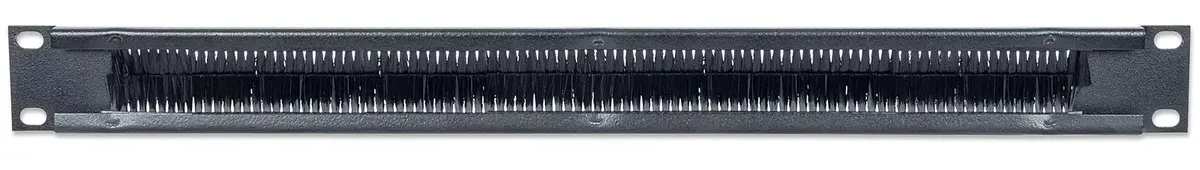 Cable Entry Panel Intellinet 19" 1U Brush Insert Black Photo 4