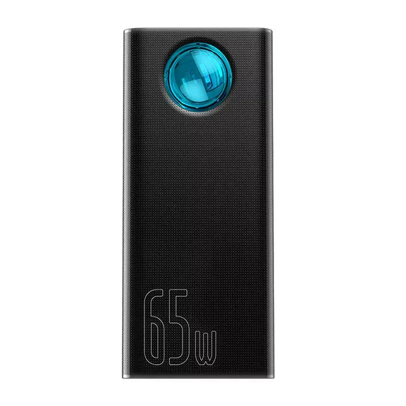 Portatīvais akumulators Baseus Amblight 30000mAh, 4xUSB, USB-C, 65W, black Photo 2