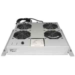 Fan tray Intellinet 4-Fan Ventilation Unit for 19" Racks Roof Mount with Thermostat Grey