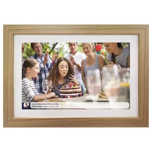 Digital Photo Frame Denver PFF-1042LW 10.1" Touchscreen Wi-Fi Wood