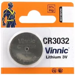 Monšūnu akumulators Vinnic CR3032 litija 3V, 1 gab.