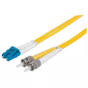 Fiber Optic Patch Cable Intellinet OS2 LC/ST 2m Yellow Duplex Single-Mode
