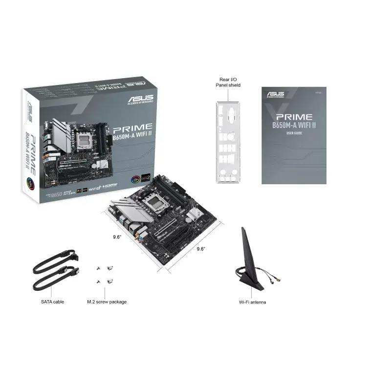 ASUS PRIME B650M-A WIFI II micro ATX mātesplate Photo 7
