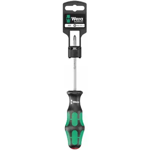 Screwdriver Wera PH2 x 100 mm — Phillips head, insulated handle, model WER/100052