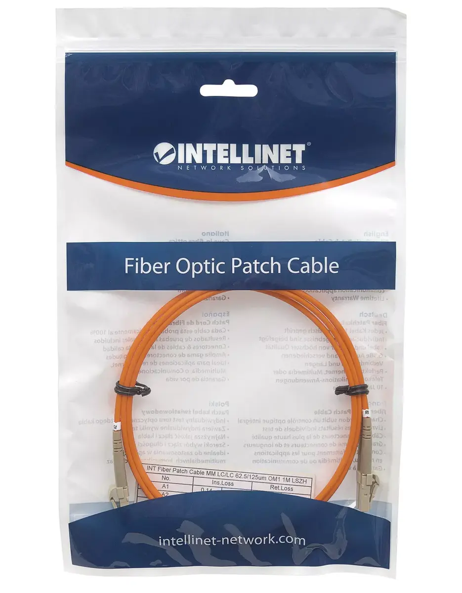 Fiber Optic Patch Cable Intellinet OM1 LC/LC Photo 4