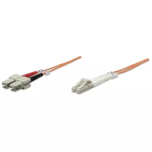 Fiber Optic Patch Cable Intellinet OM1 LC/SC 5m Orange Duplex Multimode 62.5/125 µm