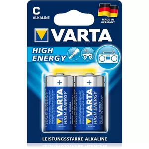 Single-use alkaline C battery Varta High Energy 1.5 V – pack of 2