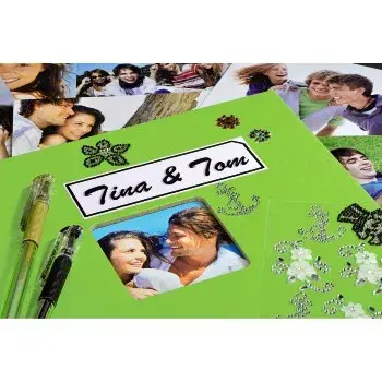 Photo Album Hama Fine Art Green 50 sheets 100 x 150 Photo 6