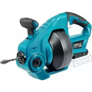 Drain Cleaner Dedra DED7081 18V cordless pipe auger for household and light-professional use