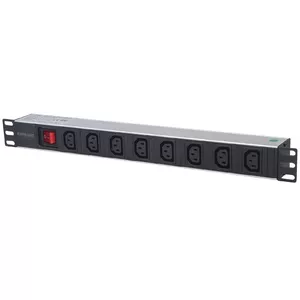 Jaudas sadales vienība Intellinet 19" 1U Rackmount 8-Output C13
