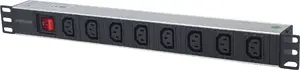 Распределительный блок питания Intellinet 19" 1U Rackmount 8-Output C13