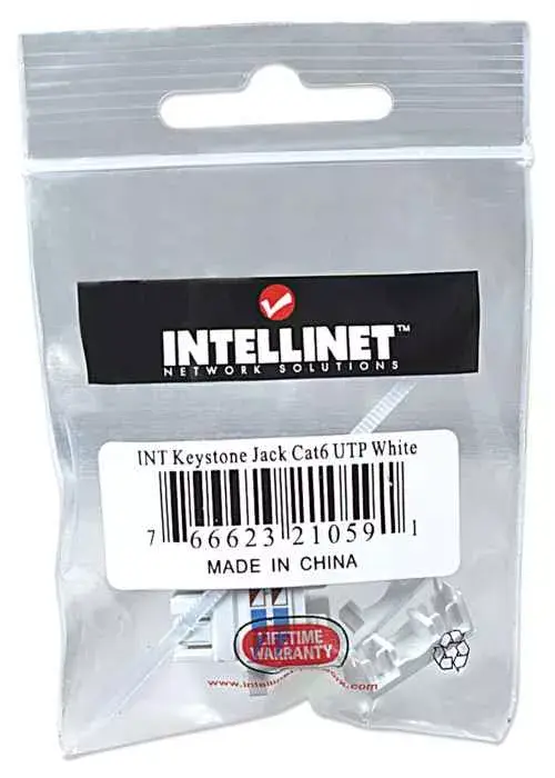 Keystone Jack Cat6 Intellinet 210591 Photo 2