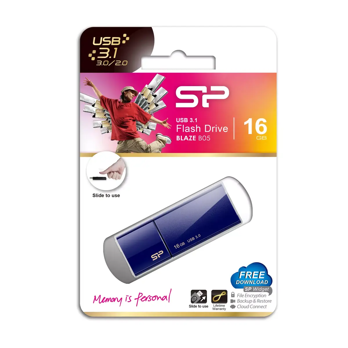 USB флеш-память Silicon Power 16 ГБ Blaze B05 Photo 9