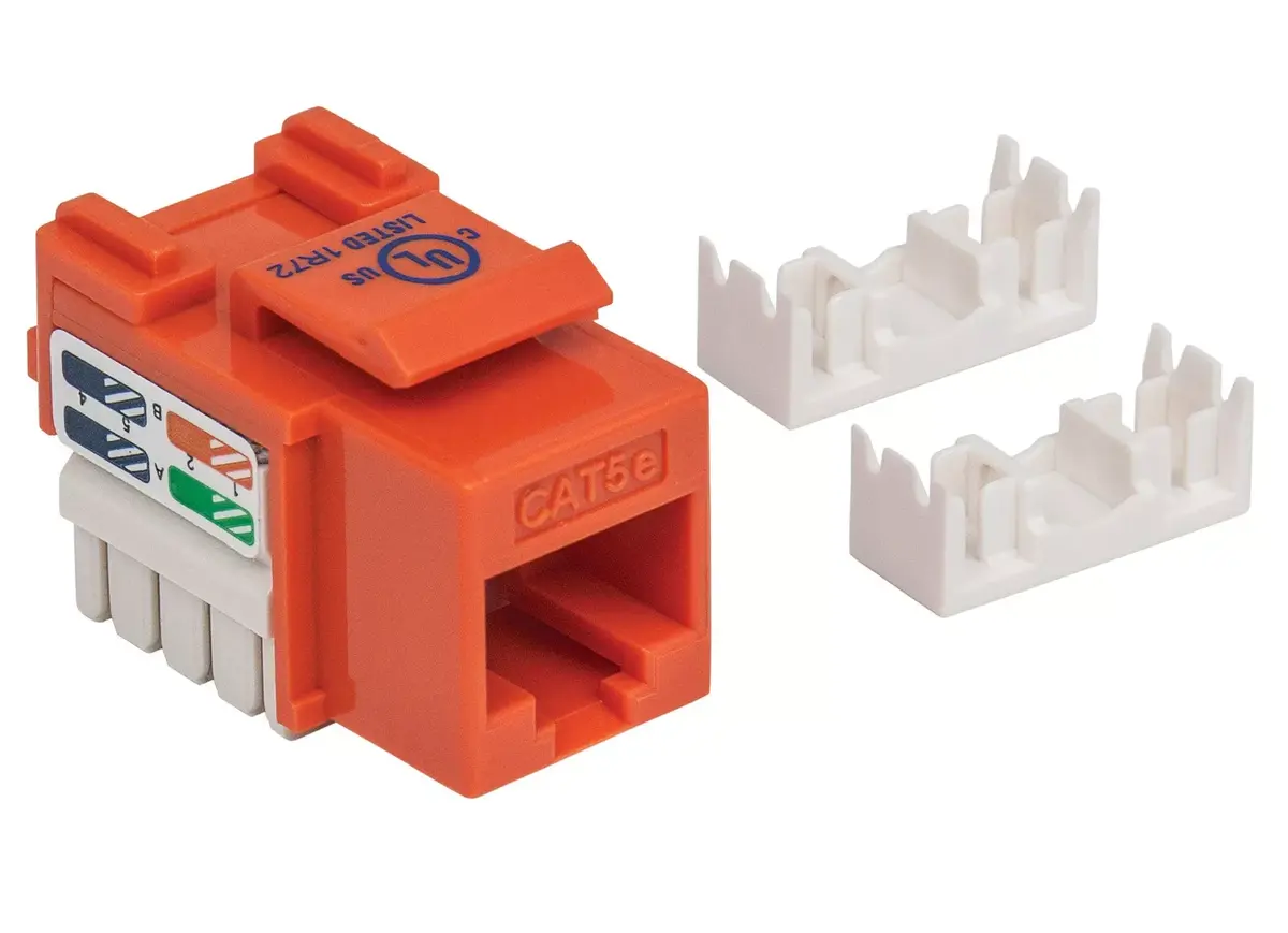Кроссировочный разъем Cat5e UTP Punch-down оранжевый Intellinet Photo 2