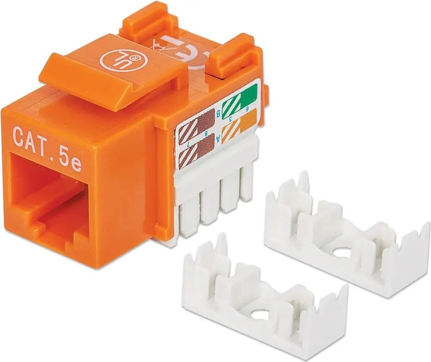 Кроссировочный разъем Cat5e UTP Punch-down оранжевый Intellinet Photo 4