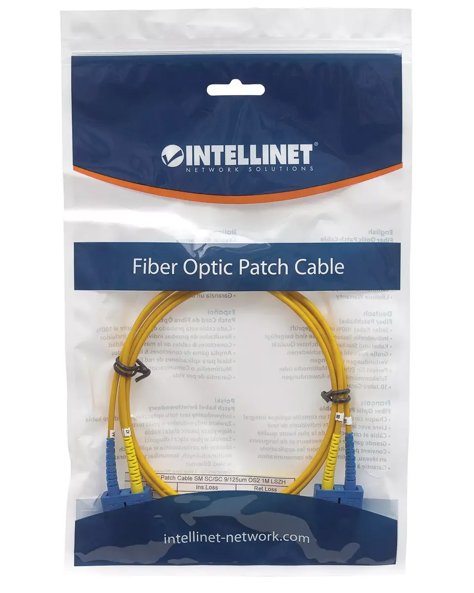 Fiber Optic Patch Cable Intellinet OS2 SC/SC 2m Photo 4