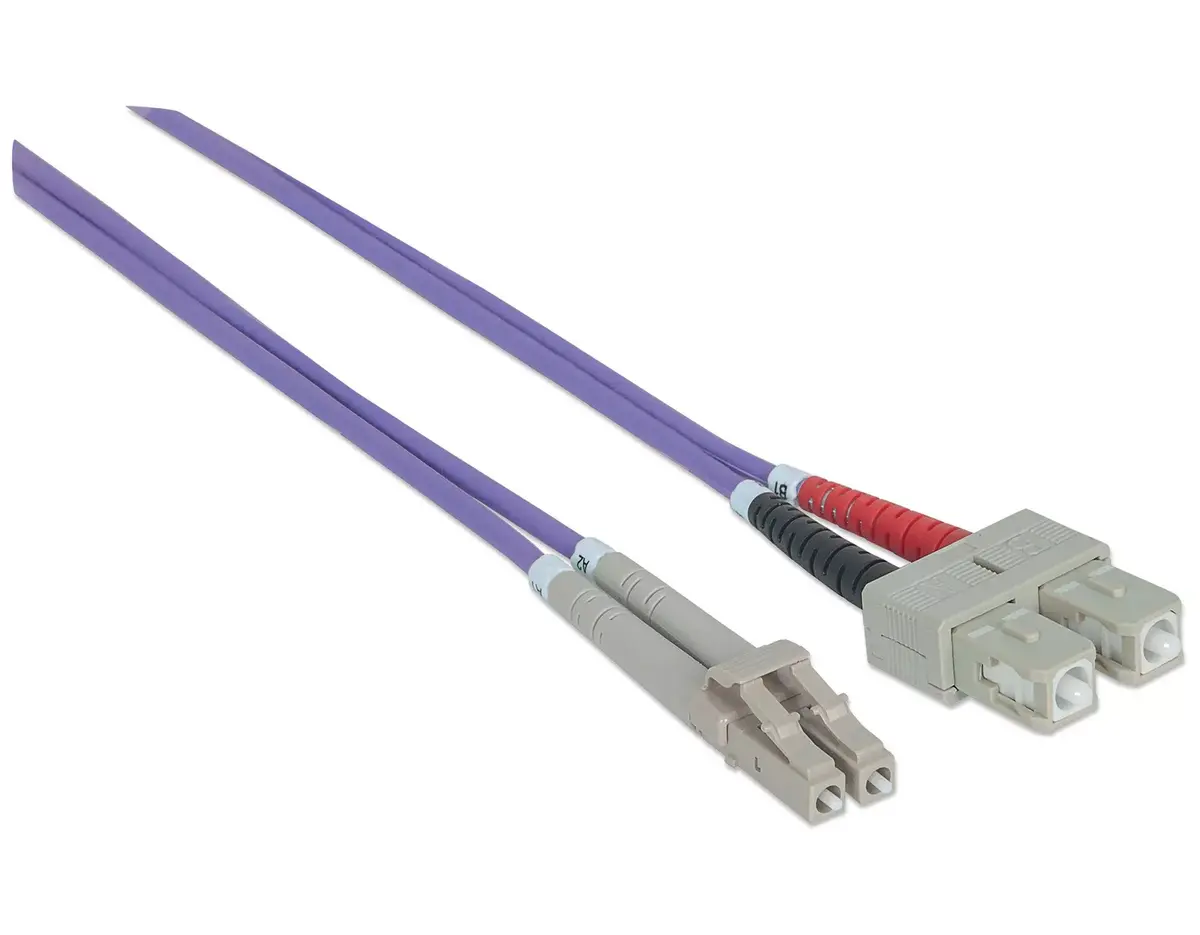 Fiber Optic Patch Cable Intellinet OM4 LC/SC 1m Photo 2