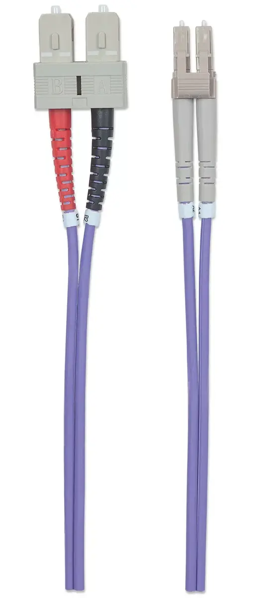 Fiber Optic Patch Cable Intellinet OM4 LC/SC 1m Photo 4