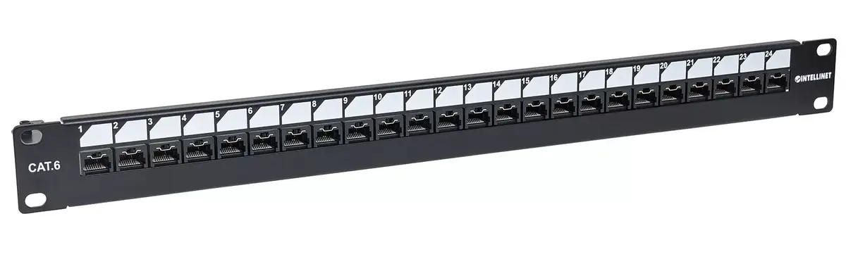 Patch Panel Intellinet Cat6 UTP 24 Port 1U Photo 2