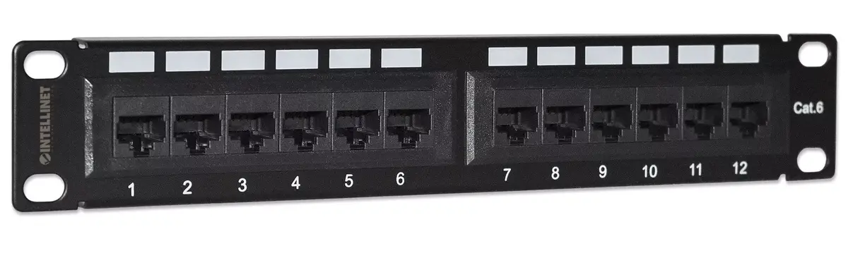 Patch Panel Intellinet Cat6 10" UTP 1U 12-Port Photo 2