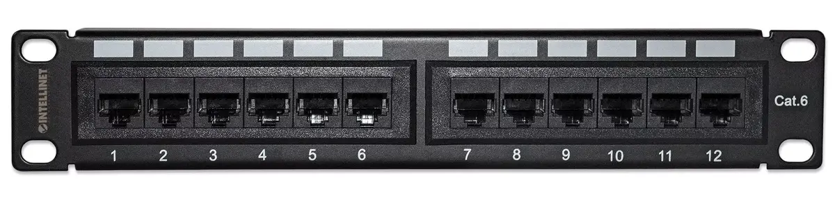 Patch Panel Intellinet Cat6 10" UTP 1U 12-Port Photo 3