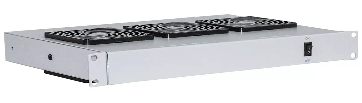Ventilācijas bloks ar 3 ventilatoriem Intellinet 1U Photo 2