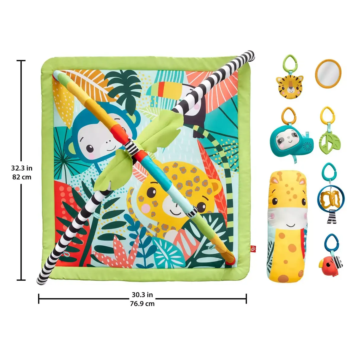 Игровой коврик Fisher-Price 3-в-1 Дождевой лес Photo 12