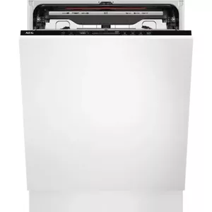 Built-in dishwasher AEG FSE74747P — 15 place settings, 60 cm, white, 44 dB, 11 L/cycle