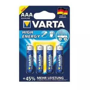 Single-use AAA alkaline batteries Varta 1.5 V — pack of 4