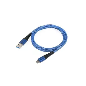 Crono USB 2.0 - USB-C 1м, синий, премиум